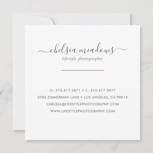 Roos Goud Logo Visitekaartje Digitaal downloaden Kaart (Achterkant)