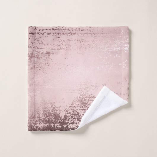 Roos goud Luxe design Bad Handdoek (Wasdoekje)