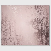 Roos goud Luxe metalen design Cadeaupapier (Vlak)