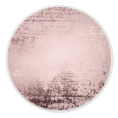 Roos goud Luxe metalen design Keramische Knop (Voorkant)