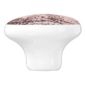 Roos goud Luxe metalen design Keramische Knop (Zijkant)