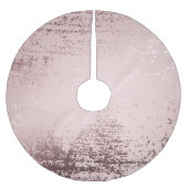 Roos goud Luxe metalen design Kerstboom Rok (Voorkant)