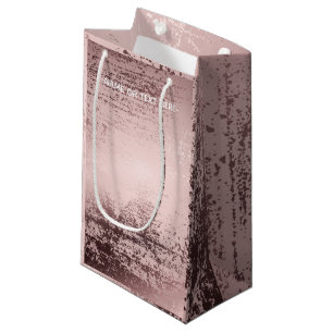 Roos goud Luxe metalen ontwerp Aangepast Klein Cadeauzakje