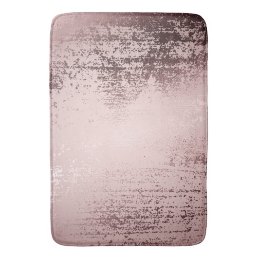 Roos goud Luxe metallic Badmat (Voorkant Verticaal)