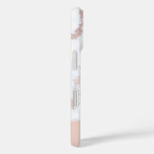 Roos Goud Marmer Gepersonaliseerd Case-Mate iPhone Case (Achterkant / Rechts)