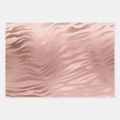 Roos Goud Marmer Glitzy Glitter Bruiloft Inpakpapier Vel (Voorkant 3)