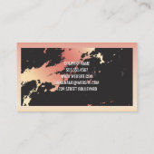 Roos Goud Marmer | Kader Visitekaartje (Achterkant)