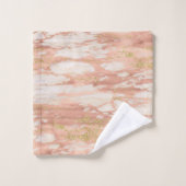 Roos Goud Marmer Roze Stenen Badhanddoeken Bad Handdoek (Wasdoekje)