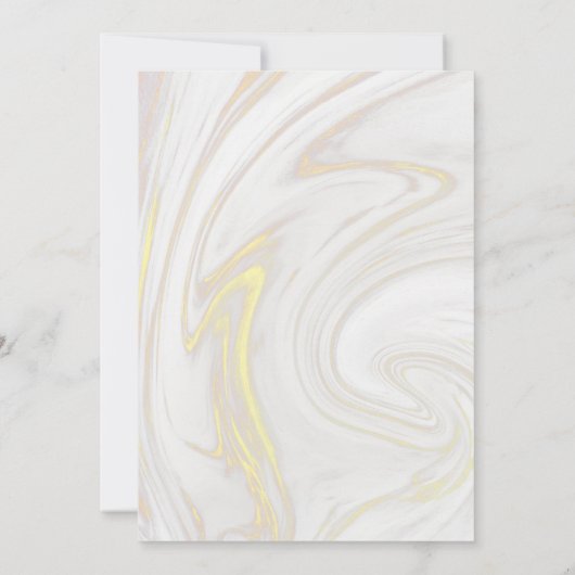 Roos Goud Marmer Waterverf Groen Vrijgezellenfeest Kaart (Achterkant)