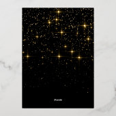 Roos goud met prettige feestdagen (Achterkant)