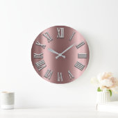 Roos Goud metaal Grijze zilver Romeins nummer Grote Klok (Huis)