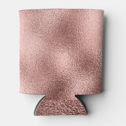 Roos Goud Metallic:  glans. Blikjeskoeler (Voorkant)