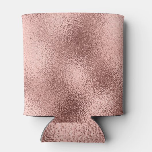 Roos Goud Metallic:  glans. Blikjeskoeler (Achterkant)