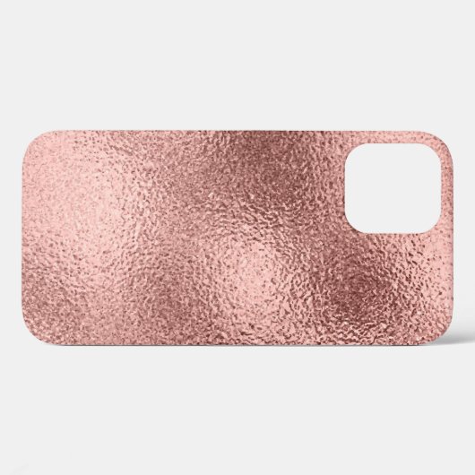 Roos Goud Metallic: glans. Case-Mate iPhone Case (Achterkant (horizontaal))