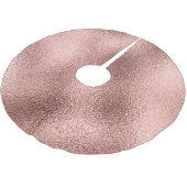 Roos Goud Metallic: glans. Kerstboom Rok (Gekanteld)