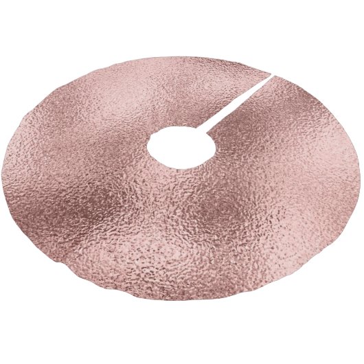 Roos Goud Metallic:  glans. Kerstboom Rok (Gekanteld)