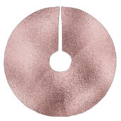 Roos Goud Metallic:  glans. Kerstboom Rok (Voorkant)