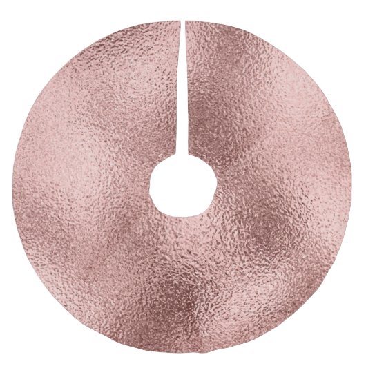 Roos Goud Metallic: glans. Kerstboom Rok (Voorkant)