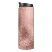 Roos Goud Metallic:  glans. Thermosbeker (Geroteerd rechts)