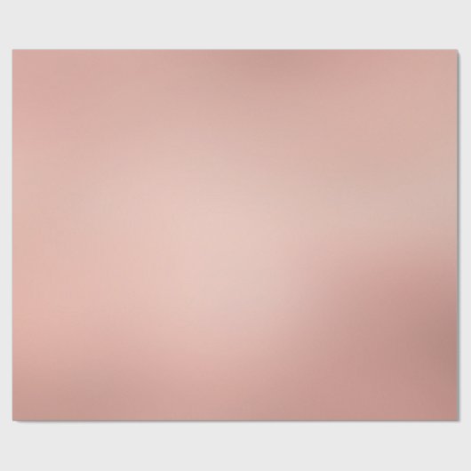 Roos Goud Metallic Look Elegant Glam Golden Modern Cadeaupapier (Vlak)