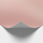 Roos Goud Metallic Look Elegant Glam Golden Modern Cadeaupapier (Hoek)