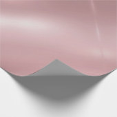 Roos Goud Metallic Look Elegant Glam Modern Golden Cadeaupapier (Hoek)