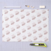 Roos goud metallisch uitzien Valentijn hart liefde Tissuepapier (Craft)