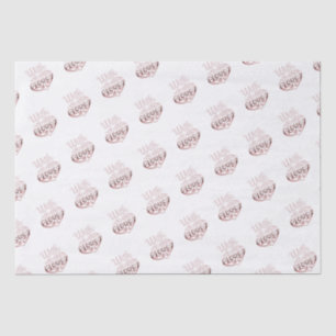 Roos goud metallisch uitzien Valentijn hart liefde Tissuepapier