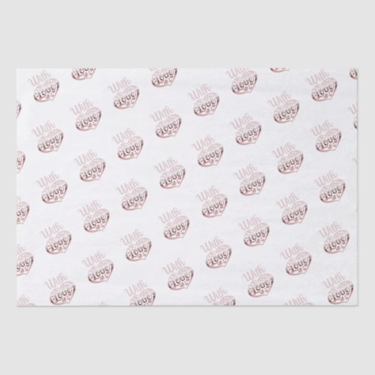 Roos goud metallisch uitzien Valentijn hart liefde Tissuepapier (Voorkant)