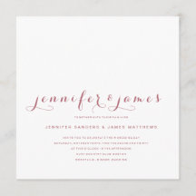 Roos Goud Minimal Script Modern Photo Wedding