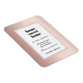 Roos goud modern minimalistisch thuis zoet huis be magneet (Rechterzijde)