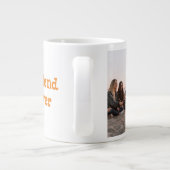 Roos Goud Modern Stijlvol Foto Mok (Achterkant)