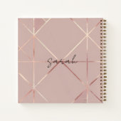 Roos Goud Notitieboek (Achterkant)