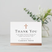 Roos goud over de grens en sympathie voor je kaart (Staand Voorkant)