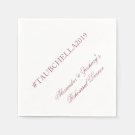 Roos Goud Repetitie Diner Hashtag Servetten