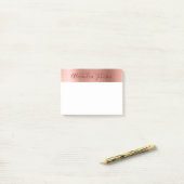 Roos Goud Roze Folie Bourgogne Professionele Zaken Post-it® Notes (Op bureau)