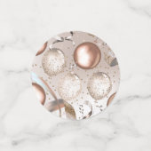 Roos Goud Roze Glitter Balloons Verjaardagsfeest Confetti (Kleine voorkant)