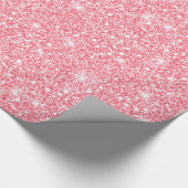 Roos goud / roze Glitter Christmas Wrapping Paper Cadeaupapier (Hoek)