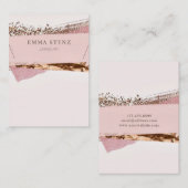 Roos Goud & Roze Label · Ketting Sieraden Display (Voorkant / Achterkant)