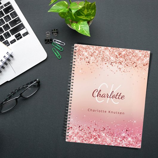 Roos goud roze monogram 2025 planner