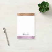 Roos Goud Roze Paarse Sparkle Post-it® Notes (Kantoor)