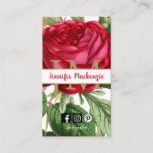  Roos Goud  Roze Visitekaartje (Voorkant)