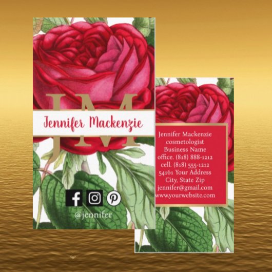  Roos Goud  Roze Visitekaartje