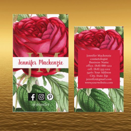  Roos Goud  Roze Visitekaartje
