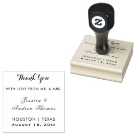 Roos Goud & Stijlvolle Glitter Bruiloft Rubberstempel