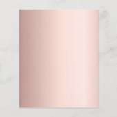 Roos goud thuis zoete woning bewegende aankondigin (Achterkant)