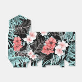 Roos Goud Tropisch Elegant Botanisch Aloha Luau Bedankdoosjes (Uitgevouwen)