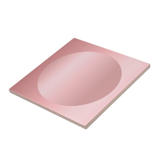 Roos Goud Veranderbaar Afbeelding Sjabloon Aangepa Tegeltje (Zijkant)