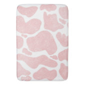 Roos Goud wit Grote Koe Vlekken Dierenpatroon Badmat (Voorkant Verticaal)