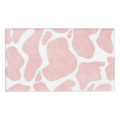 Roos Goud wit Grote Koe Vlekken Dierenpatroon Naambadge (Voorkant)